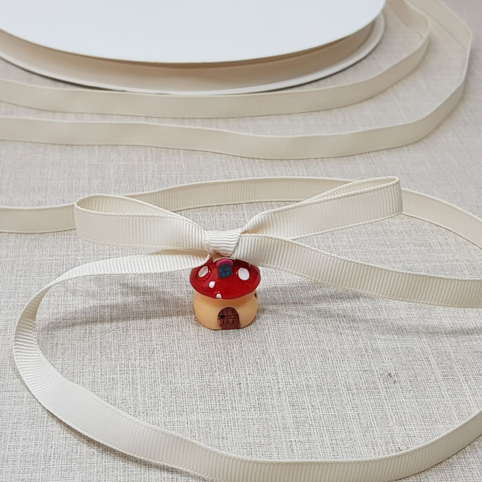 골직리본 10mm(대)-아이보리