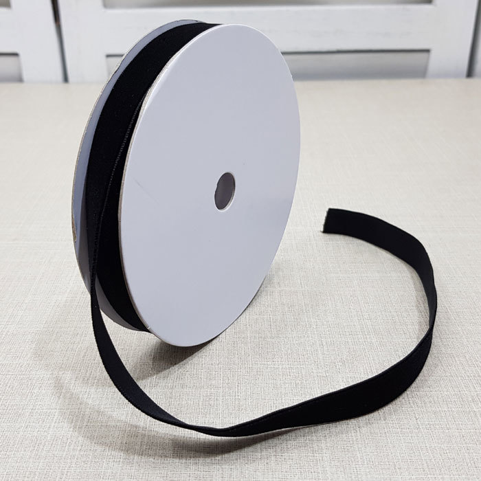 벨벳리본15mm-블랙(10yd)	