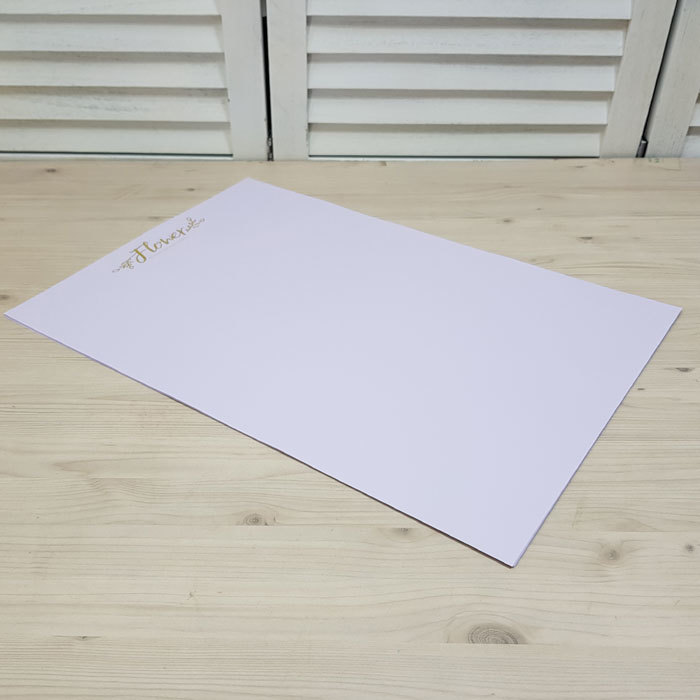 플라워 종이포장지-연보라(15장/50g)