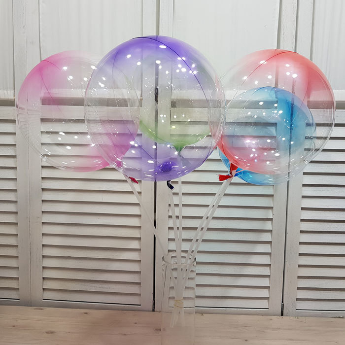 PVC칼라풍선-혼합(10개/지름20Cm)