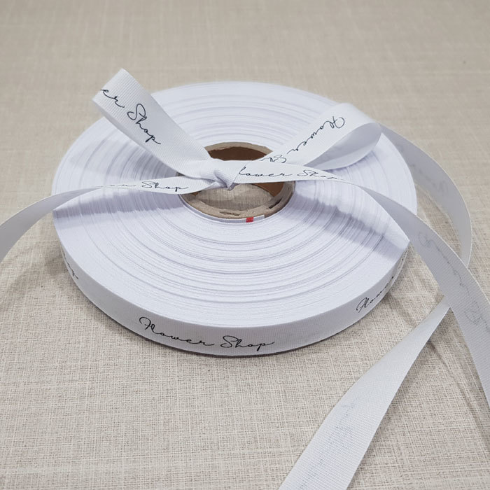 면필기체리본 15mm-화이트