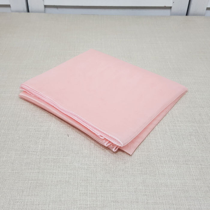 시스루보자기(70*70Cm)-코랄핑크