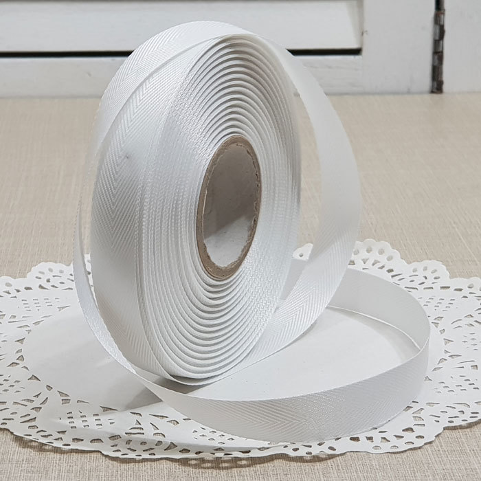캣츠리본15mm-화이트