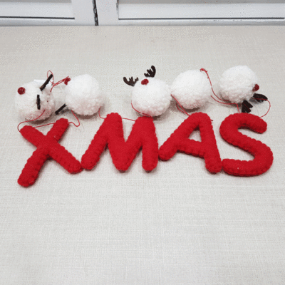 사슴XMAS가랜드(120Cm)