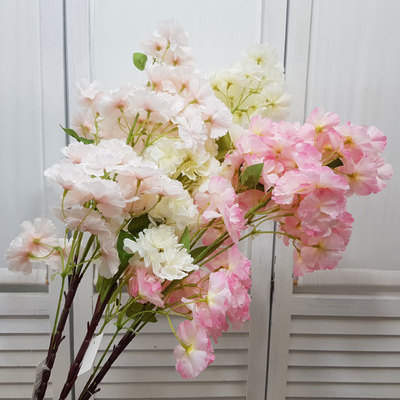 왕벚꽃가지-3컬러