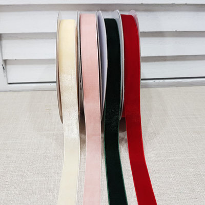 벨벳리본15mm-4컬러