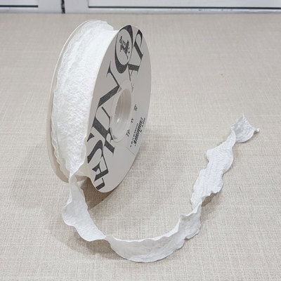 웨이브펌리본25mm-화이트