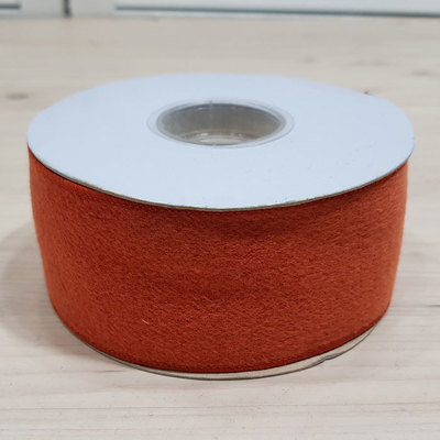 <특가>캐시미어리본 50mm-orange(5yd)