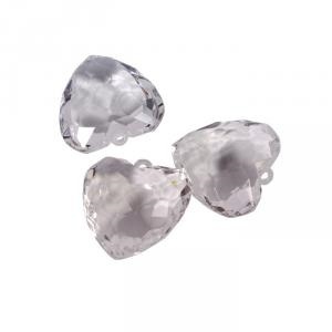 비즈 7 - 투명 하트(가로 약 3.2cm, 세로 약 3.1cm) 